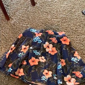 A very beachy cotton skater skirt